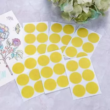 20 шт. детские противомоскитные пластыри, не повреждающие одежду, наклейки против укусов комаров, 360 градусов испарения для летних путешествий на открытом воздухе жёлтый