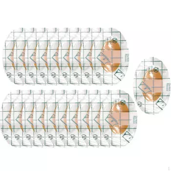 20 шт. детские водонепроницаемые защитные наклейки для ушей для водных видов спорта 4.4cmx6.8cm