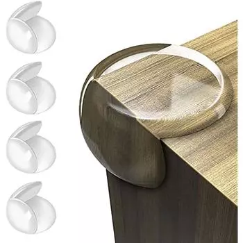 20 шт. Детские защитные уголки для столов и мебели, прозрачные защитные уголки для защиты от ударов для младенцев и детей 19x11x3cm