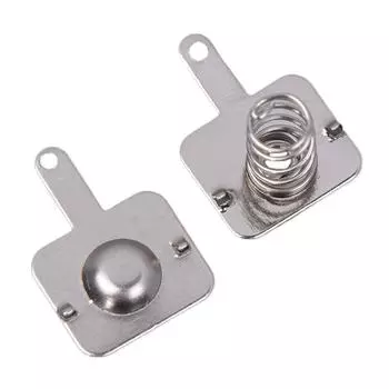 20 шт. DIY аксессуары 18650 лист батареи пружинный контактный лист аккумуляторная коробка положительный и отрицательный одинарный биполярный