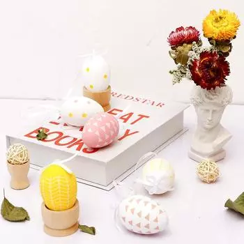 20 шт DIY однотонные граффити для дома, цветная живопись, украшение пасхальных яиц, имитация яиц, руководство