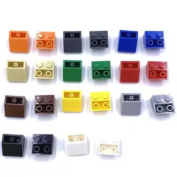 20 шт. DIY технический наклон перевернутый 45° 2x2 наклон антискос кирпичи MOC детали строительные блоки игрушки для детей совместимы 3660 blue