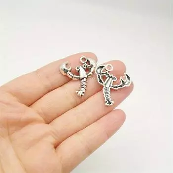 20 шт DIY ювелирные аксессуары ретро кулон цинковый сплав лобстер кулон для изготовления ювелирных изделий ожерелье 20pcs