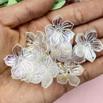 20 шт. для изготовления ювелирных изделий в форме цветка солнца своими руками 22,8 мм браслет ожерелье свободные разделительные бусины акриловые бусины подвески аксессуары фиолетовый