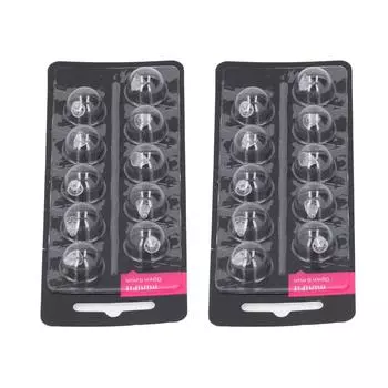 20 шт., двухслойные вентиляционные басовые купола, однослойные силиконовые сменные открытые вентиляционные басовые купола, прозрачные для