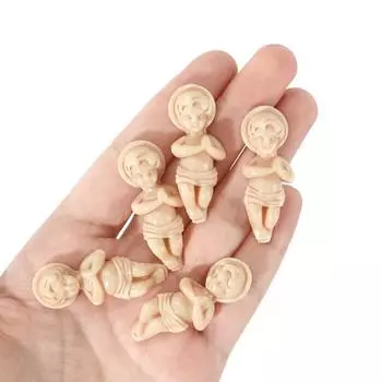 20 шт. фигурок для украшения торта King Cake, набор фигурок младенцев Иисуса, мини-куклы для украшения торта King Cake Babies, с подарочным пакетом для украшения вечеринки Mardi Gras 20PCS