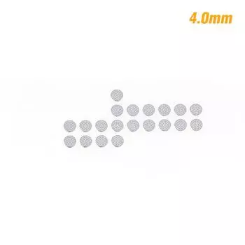 20 шт. Фильтр для наушников-вкладышей Пылезащитная сетка из стали с клеем 4.3mm