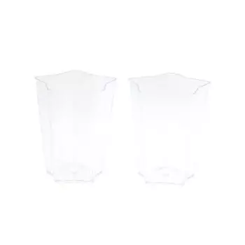 20 шт. формочек для муссового торта, прозрачные пластиковые стаканчики для напитков и вина, пентаграмма, десертные стаканчики