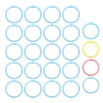 20 шт. Гибкая пряжка для листов книги 30 мм, одинарная бумага для картотек Pink