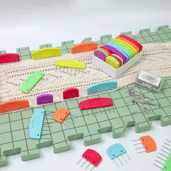 20 шт. гребней для блокировки вязания 4-штырьковый 8-штырьковый гребень для блокировки вязания крючком проект блокирующий инструмент