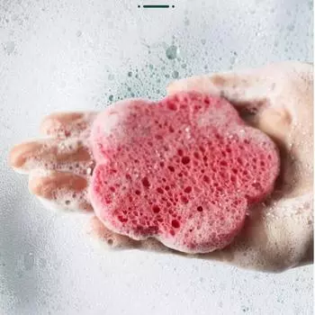 20 шт., губка для чистки лица, отшелушивающая маска для лица, спа-массаж, удаление макияжа, более толстый компресс, натуральная целлюлоза, многоразовая