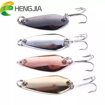 20 шт. HENGJIA мини-металлическая блесна-приманка 3,5 см 3,7 г тонущая рыболовная приманка, крючок для снастей