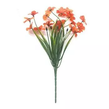20 шт. искусственных цветов, устойчивых к ультрафиолетовому излучению, реалистичные искусственные цветы, многоразовые, всесезонные, для украшения сада, двора, дома, в помещении G