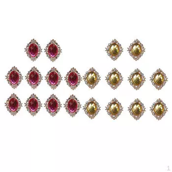 20 шт. кабошоны со стразами, пуговицы, аксессуары для шитья своими руками