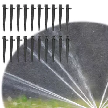 20 шт. капельницы для полива с потоком воды, легкий микрораспылитель чёрный