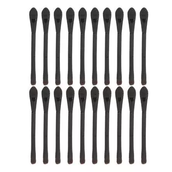 20 шт., кисть для теней с двойными концами, мягкие пушистые губки для волос, кисти для макияжа для глаз