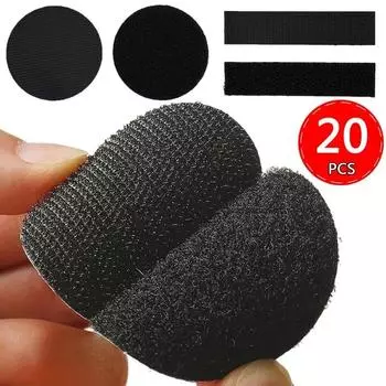 20 шт. клейкая лента для крепления ковра, самоклеящиеся автомобильные напольные коврики, фиксирующие наклейки, диванная подушка, диванный коврик, простыня, ковер, противоскользящая фиксирующая наклейка 20pcs чёрный