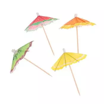 20 шт. кокосовая пальма арбуз бумажный зонтик коктейльные зонтики напитки фрукты палочки торт топпер день рождения вечеринка DIY товары для дома