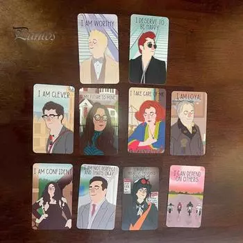 20 шт., колода с аффирмациями «Добрые предзнаменования», изысканный узор, широко используемые позитивные ежедневные открытки с аффирмациями, вдохновляющие подарки 20PCS