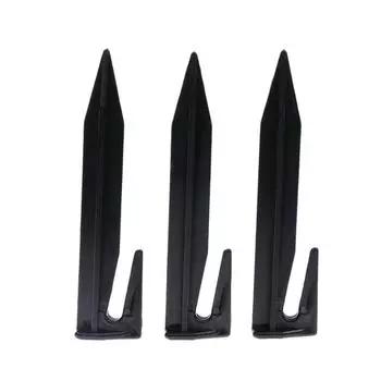 20 шт. колышек для садовой газонокосилки, экологически чистые пластиковые колышки для заземления роботизированной газонокосилки, аксессуары для ограничительного кабеля 20pcs