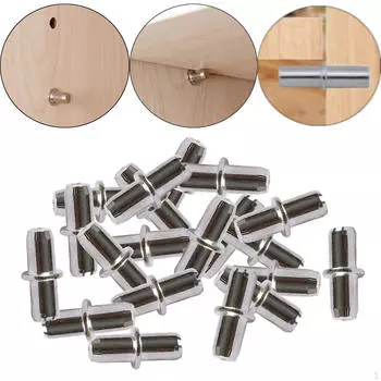20 шт. колышки для кронштейнов для полок, металлические штифты для кронштейнов для шкафа, дома, Dowel Pin