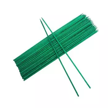 20 шт. колышки из зеленого дерева, зеленые бамбуковые палочки, опорные колья для цветочных растений