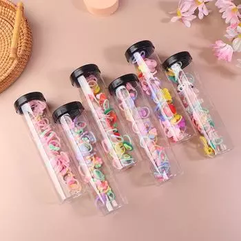 20 шт./компл. цветные эластичные резинки для волос для девочек, детские аксессуары для волос, милая детская повязка на голову, детский держатель для хвостика, резинки для волос в подарок A11