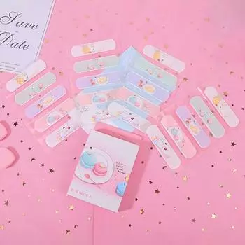 20 шт./компл. дышащие мультяшные пластыри Kawaii, медицинские полоски для кожи, пластыри для ран, пластыри для детей, повязки для первой помощи