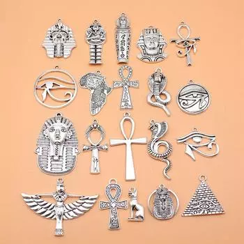20 шт./компл., египетский крест Анк, подвески, принадлежности для изготовления ювелирных изделий, ювелирные подвески, сделай сам