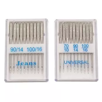 20 шт./компл. иглы для швейных машин Singer Brother 65/9 75/11 80/12 90/14 65/9 75/11 80/12 90/14 65/9 75/11 80/12 90/14 65/9 75/11 80/12 90/14