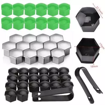 20 шт./компл. колпачок для болта обода шины General Motor, колпачок для гайки колеса 17 мм, защитный чехол для шины, пылезащитный, антикоррозийный, специальная пряжка