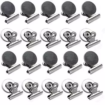 20 шт./компл. магнит на холодильник, сильные магнитные зажимы для фотодисплея, магниты для доски для домашнего офиса, школы 20pcs