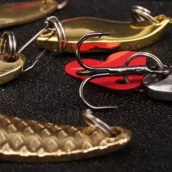 20 шт./компл. металлическая блесна для ловли рыбы, блесна, воблер, приманка, набор с рыболовной коробкой для снастей, набор для рыболовной приманки