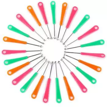 20 шт./компл. Металлические ушные палочки для удаления ушной серы, кюретка для удаления ушной серы, очиститель, ложка для ухода за ушами, косметические инструменты для лица EarPick