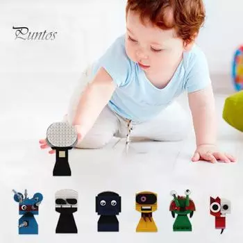 20 шт./компл. мультяшный строительный блок игрушка для малышей музыкальная игра персонаж микрочастица сборка игрушка для мальчиков девочек образовательная конструктор фигурка настольный 1 Set