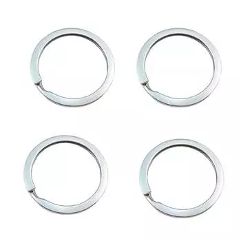 20 шт./компл. портативные брелки многоразовые круглые легкие брелки ювелирные брелки износостойкие нержавеющие ключи кольцо Главная