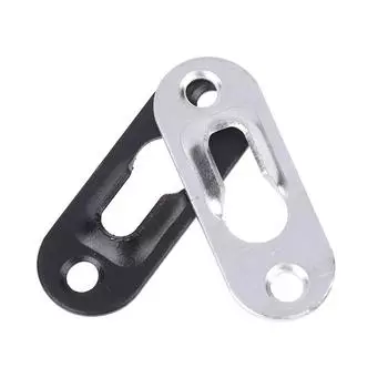 20 шт./компл. вешалки для картин 44 мм x 16 мм металлические крепежи для вешалок с замочной скважиной для фоторамки мебельный аксессуар для шкафа серебряный