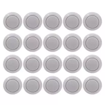 20 шт. комплект для ремонта обшивки крыши автомобиля, защелкивающиеся заклепки для провисания обшивки потолка, универсальная установка, пластик и металл CHINA