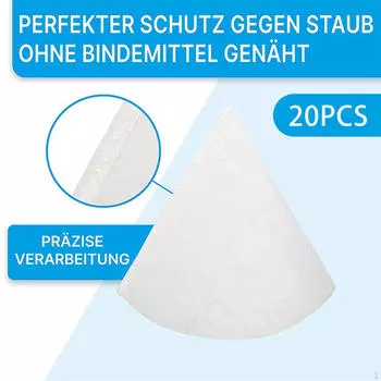 20 шт. конических фильтров выпускного клапана, фильтровальные листы для воздухозаборника, аксессуары для удаления пыли