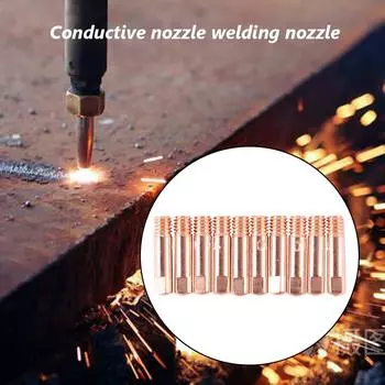 20 шт. контактные насадки для сварки MIG, держатель разъема газового диффузора (1,0) ?