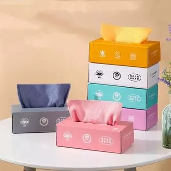 20 шт./кор. одноразовые полотенца для мытья посуды, съемные полотенца, сильные впитывающие салфетки из микрофибры, ленивые протирочные салфетки, кухонная ткань для мытья посуды розовый