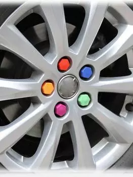 20 шт./кор. силикагель, колпачки для колесных гаек, защитные колпачки для болтов, ступица колеса автомобиля, винт, гайка, декоративная защита