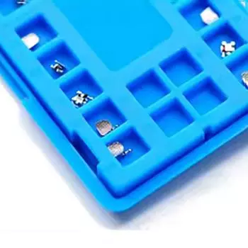 20 шт./кор. стоматологические металлические мини-скобы прямые проволочные дуги Mbt 0,022 без крючков мини-брекеты самолигирующиеся стоматологические материалы one size