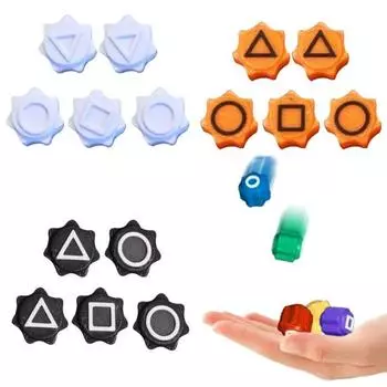 20 шт. корейская традиционная игра по ловле камней, тренировка координации рук и глаз для детей, взрослых, семейных вечеринок, геометрические игрушки для ловли камней и гальки Sets
