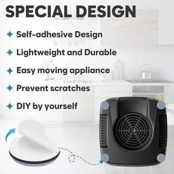 20 шт., коврик для ног стула, износостойкий самоклеящийся коврик для защиты от столкновений, мебель, стол, коврик для ног стула, товары для дома 20mm Round