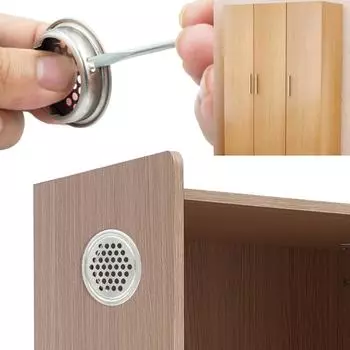 20 шт. Круглая вентиляционная решетка из нержавеющей стали с круглой сеткой для обувных шкафов 29mm