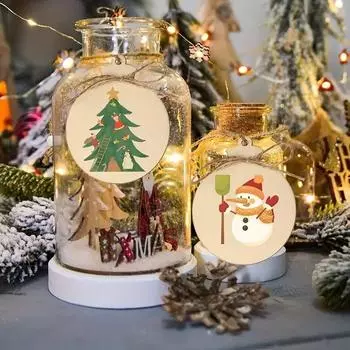 20 шт. круглых деревянных украшений с незаконченными отверстиями, 4,3-дюймовые деревянные срезы для поделок, центральные украшения своими руками, деревянные украшения для подвешивания