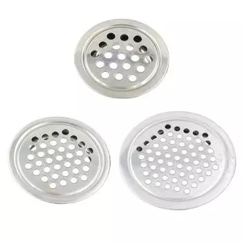 20 шт., крышка вентиляционных отверстий 29/35/53 мм, вентиляционная решетка из нержавеющей стали, круглая сетчатая решетка для шкафа, шкафа 29mm