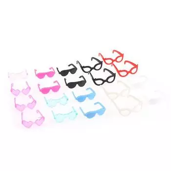 20 шт. кукольные очки кукольный домик миниатюрные очки очки кукольный декор игрушка