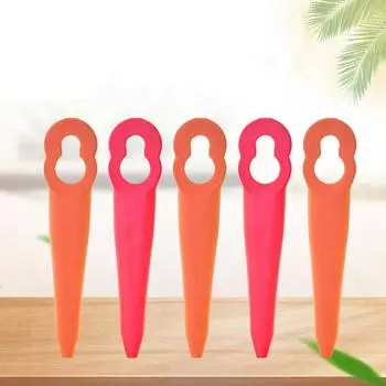 20 шт. L90 пластиковые режущие лезвия для электрического беспроводного триммера для травы, инструменты для стрижки 11,5*7 мм 20pcs красный